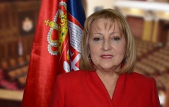15 February 2012 National Assembly Speaker Prof. Dr Slavica Djukic Dejanovic opens the exhibition of "The Constitutions of the Principality and Kingdom of Serbia”, launching the central event in celebration of the national holiday of Sretenje - Serbi